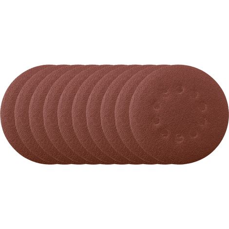 Scheppach Lot de 10 abrasifs Ø 215 mm Grain 80 Pour DS200 / DS920 / DS930 Accessoire Consommable Murs et plafonds