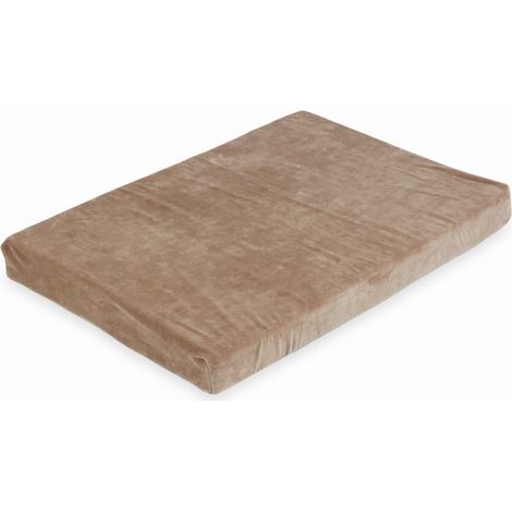 Spielplatzmatte aus samtweichem Schaumstoff, dunkelbeige