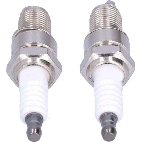 Lot de 2 bougies d'allumage F6RTC pour MTD 95110292 75110292 Torch Engine 131039 Tondeuse à gazon (1/4)
