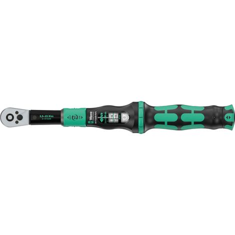 Chiave dinamometrica Wera Click-Torque Lock A 5 R/L, 1/4" x 2,5-25 Nm (1/5)