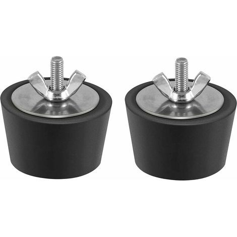 2 Pièces Bouchon Piscine Diamètre 32、38mm Bouchons d'hiver en Caoutchouc avec Boulons Acier Inoxydable Antigel Produit Hivernage Piscine par Le Gel Aux Canalisations de Drainage de Piscine (1/5)