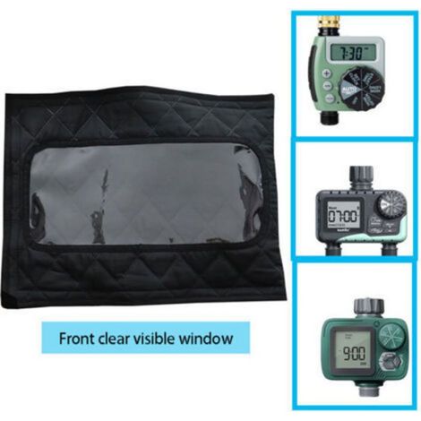 Protecteur de Minuterie d'Arrosage - Housse de Protection en Tissu Oxford 40,4 x 31 cm - Pour Programmateur Extérieur - 1 Pièce (1/5)