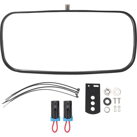 Ortviai Rétroviseur central pour UTV 2879969 – Convexe, rotation à 360°, vision claire, compatible Polaris Ranger 500/570/1000XP (1/5)