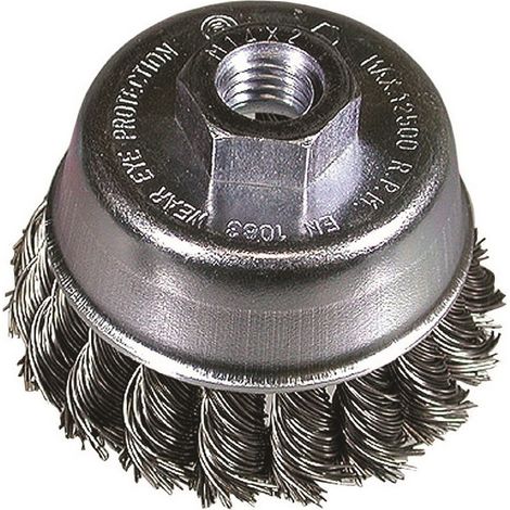 HIKOKI 751309 - Cepillos de acero 110x0.5 mm inserción M14