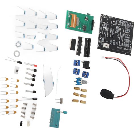 Transistortester-Bausatz (DIY) DC 6,8–12 V PWM Rechteckwellen-Farbdisplay ESR-Spannungs-Frequenzmessgerät (1/5)