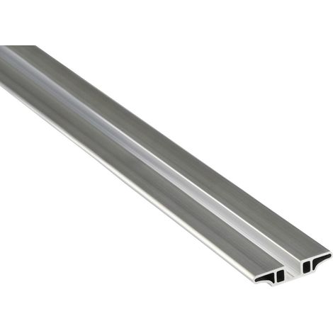 Kovalex Unterkonstruktion Aluminium 250 x 6,2 x 1,2 cm silber Terrassenbalkenlage