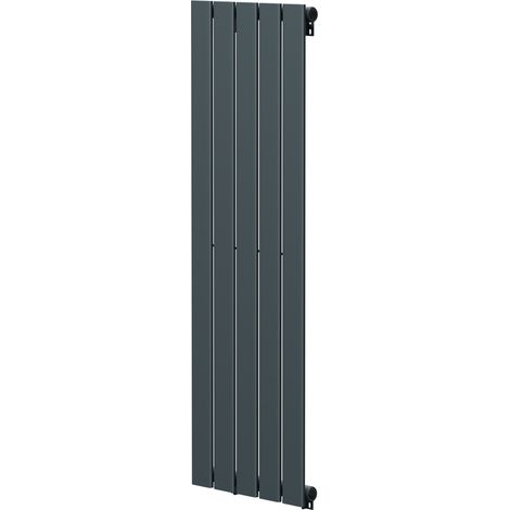 Hudson Anthracite 1200mm x 376mm Single Panel Radiator (1/5)