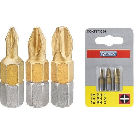 Jeu d'embouts Cornat COXT973866 PH1, PH2, PH3