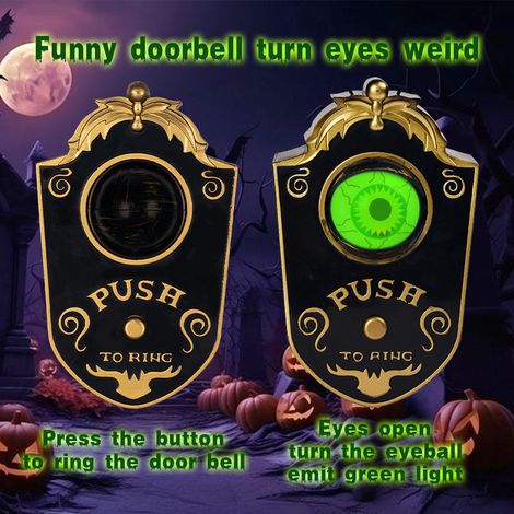 Halloween-Türklingel mit Licht und Sound – Exklusiv für Halloween