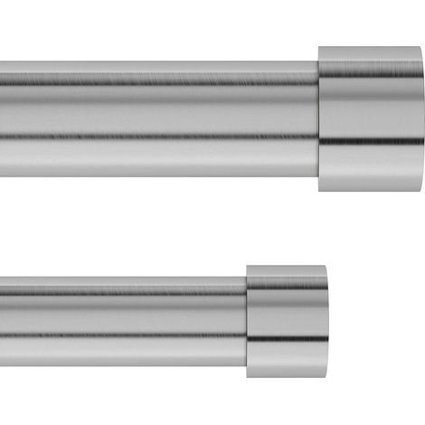 Umbra Cappa Asta per tende doppia regolabile, diametro di 2.5 cm, 91-168 cm, Acciaio, Nichel/acciaio (1/5)