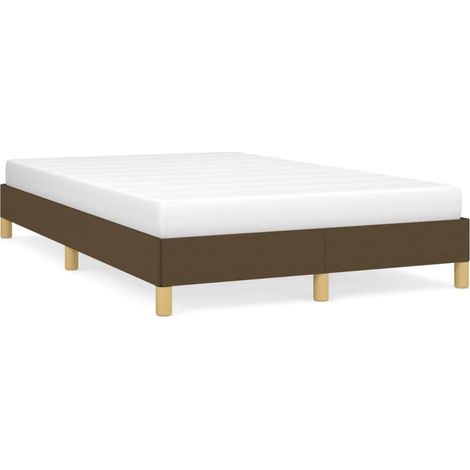 Maison Exclusive - Giroletto senza Materasso Marrone Scuro 80x200 cm in Tessuto (1/5)
