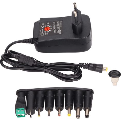 Alimentation régulée 41 W, adaptateur secteur multifonctionnel réglable avec interface USB, norme européenne (1/5)