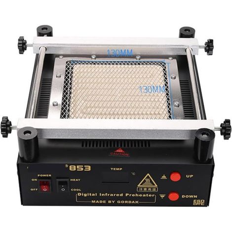 Station de préchauffage infrarouge IR, préchauffeur sans plomb for la réparation BGA, dessoudage du Kit d'outils de cartes PCB (1/5)