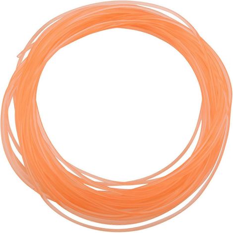 Oranger, glatter PU-Polyurethan-Rundriemen für Antriebstechnik (2 mm  10 m) (1/4)