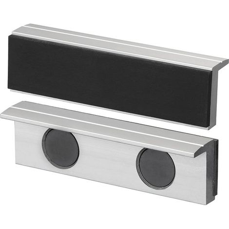 Couvre-mors magnetiques caoutchouc aluminium etau 125mm 0520/125G