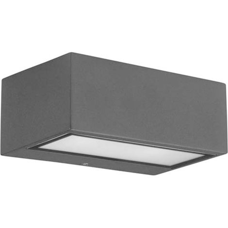 Aplique Ip66 Nemesis Aluminium 90220Mm E27 15W Gris Urbano