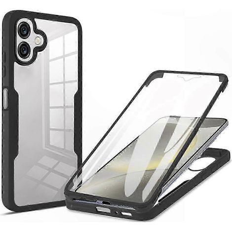 Coque Transparente Hybride avec Verre Trempé pour Samsung Galaxy A07, Protection Acrylique et TPU, Étui Ultra-Mince (1/5)