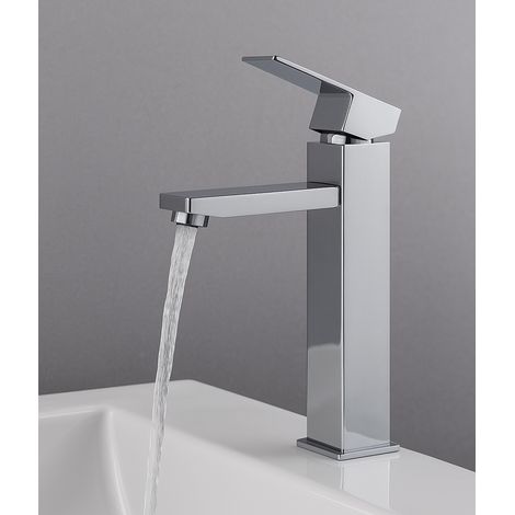 Waschtischarmatur Pasco XL – Chrom – Einhebelmischer mit Montag