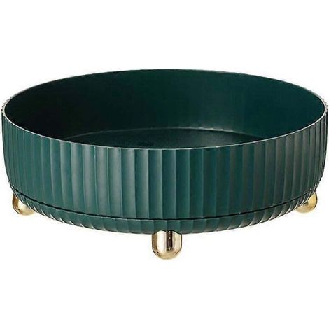 Étagère de rangement multifonction rotative à 360°, résistante à l'huile et antidérapante, pour ustensiles de cuisine. (1/5)