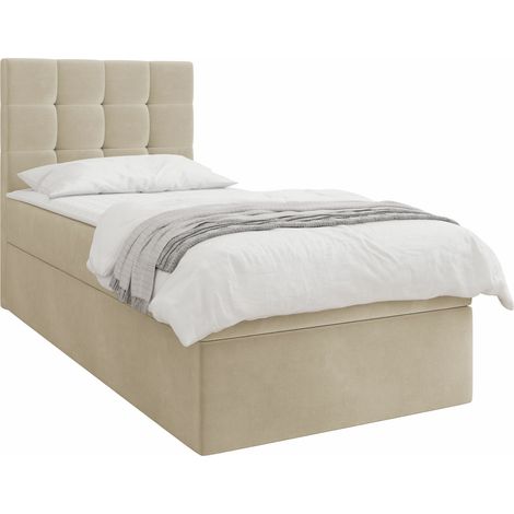Cama continental Comfivo Osculum II, Manila 02, Continental, Individuales, 80x200, Tapiz, Somieres, 82x206x112cm