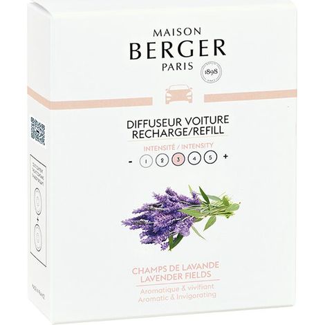 Berger - Recharge voiture lavande x2