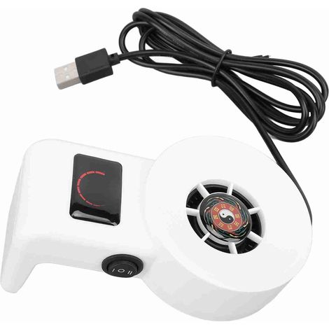 Ventilateur de refroidissement pour aquarium, connexion USB, fonctionnement silencieux et compact, blanc, utilisable en toutes saisons (1/5)