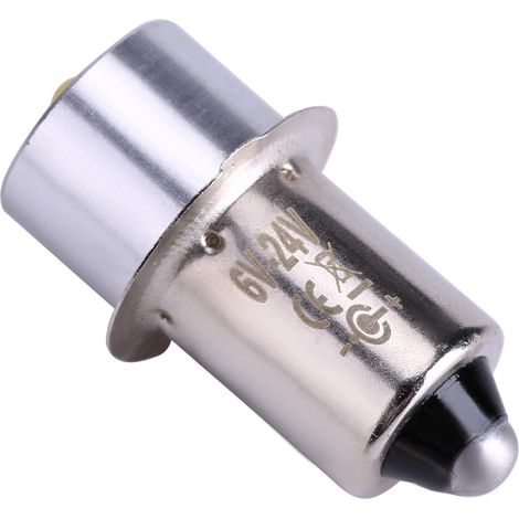 Ampoule LED 3W 6-24V P13.5S haute luminosité pour lampe torche de poche repliable ampoule de rechange projecteur de travail d'urgence (1/5)