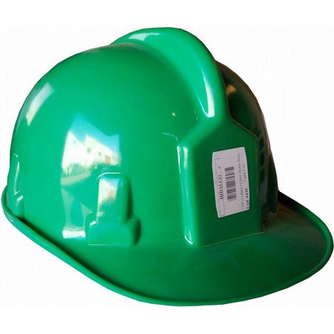 FPLUS casco obra verde , CARACTERISTICAS:
.El casco de seguridad de cabeza Hard 5810 esta fabricado en
PHD polietileno de alta densidad que ofrece una excelente
resistencia contra