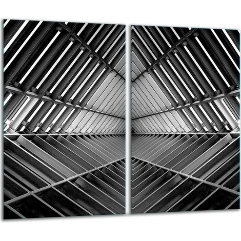 Tabla de cortar de vidrio 2x 30x52 modernismo (1/5)