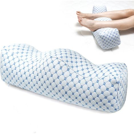 Coussin d'élévation pour jambes - Support ergonomique avec coton PP 7D haute élasticité et housse en soie lactée, plusieurs couleurs (1/5)