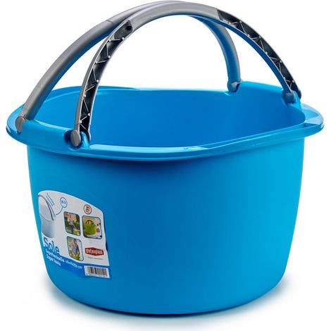 Superbacinella Tonda Con Manici Sole - 40X40X25H Cm (1/2)