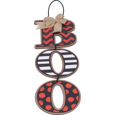 Plaque suspendue en bois, lettre décorative pour la maison, les fêtes, l'intérieur et l'extérieur. (1/5)