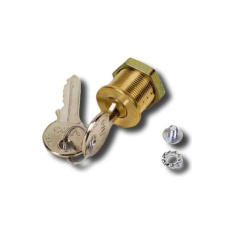 Faac – Serrure de déverrouillage à clé N°1 avec 2 clés – Compatible S450H, C721, S800H, 422 – Accès sécurisé pour motorisations de garage (1/4)