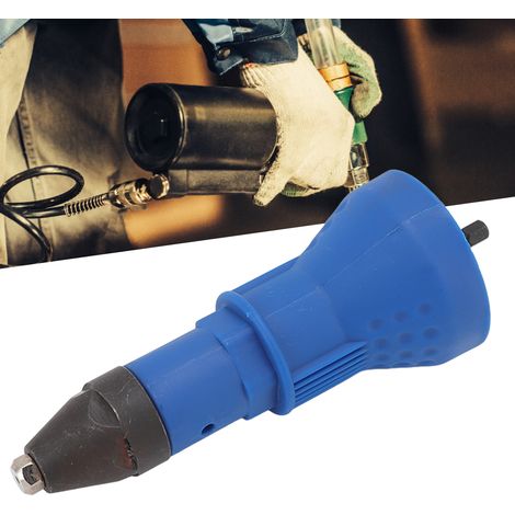 Convertisseur de Riveteuse Électrique Outil de Traction à Rivets avec Noix Tire-Cœur pour Travaux Manuels et Professionnels -KZQ (1/5)