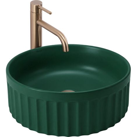 Lavabo da appoggio Rea DUO Matcha Matt (1/5)