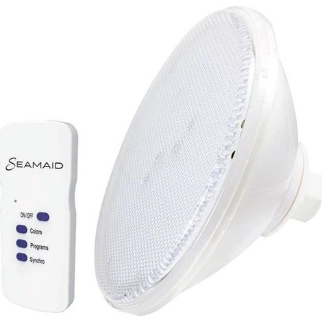 Ampoule LED Ecoproof PAR56 90 LED 16W RGB avec télécommande – Indice de protection IP68 – Flux lumineux 600 lm – Durée de vie > 15 000 h – Scorpio (1/5)