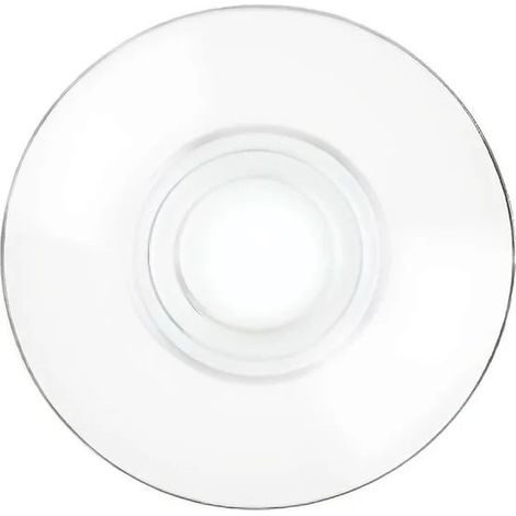 RCR Cristalleria Italiana Piattino Universale per Tazza Moka Vetro D 12,5 Cm Conf. 6 Pz