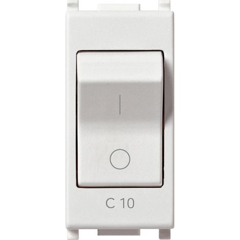 VIMAR - 14405.10 Interruttore MT 1P+N C10 120-230V bianco
