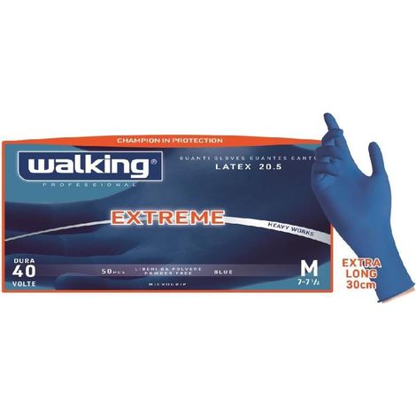 1CF GUANTI EXTREME IN LATTICE 50 PZ. Col. Blu tg. 7/7,5 (M)