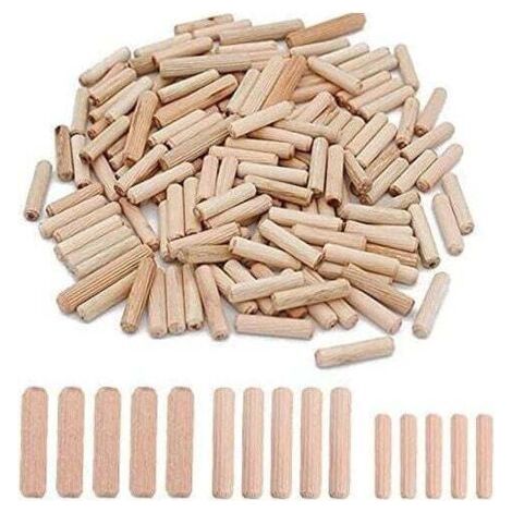 PA 300 Chevilles En Bois Assorties 6mm 8mm 10mm M6 M8 M10 Pour Assemblage Meubles (1/4)