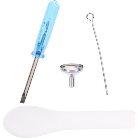 Kit De Remplissage Mini Entonnoir pour Urne Funéraire en Acier Inoxydable Tournevis, Cuillère Et Entonnoir pour Bijoux De Crémation, Accessoires Compacts pour Animaux Et Personnes (1/5)