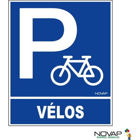 Panneau Parking vélos - Rigide 330x400mm - 4180465