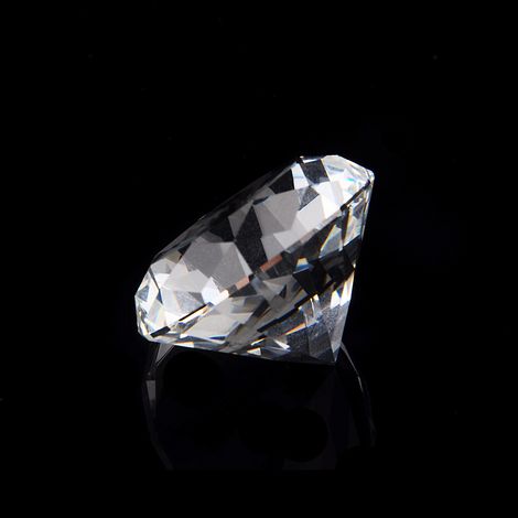Poids de Papier en Cristal Diamant 40mm, Décoration de Table Mariage, Idée Cadeau Luxe pour Maison (1/3)