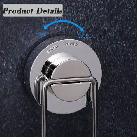 Porte-savon de douche avec ventouse en acier inoxydable support adhsif pour salle de bain Salle de bain, WC Accessoire (1/4)