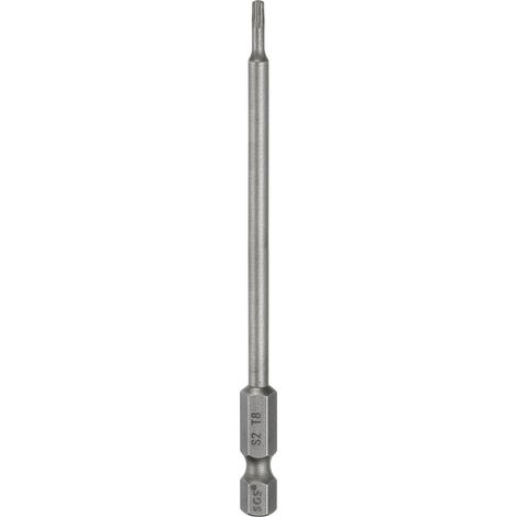 Embout De Tournevis Torx T8 Tige Hexagonale 1/4" Longueur 100mm (1/5)