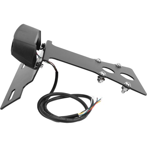 Support de plaque d'immatriculation moto avec feu stop LED pour Yamaha XSR900 2014-2020, porte-plaque arrière robuste (1/5)