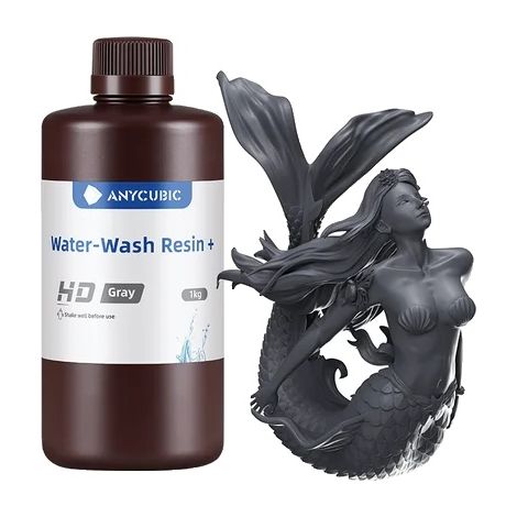 Résine à lavage à l'eau, faible odeur, haute précision, 1kg HD Gris (1/2)