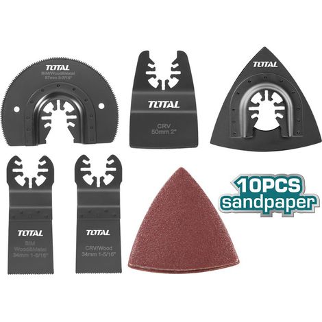 UTENSILI ACCESSORI PER MULTIFUNZIONE MULTIUSO LAMA SET LAME 15pz TOTAL
