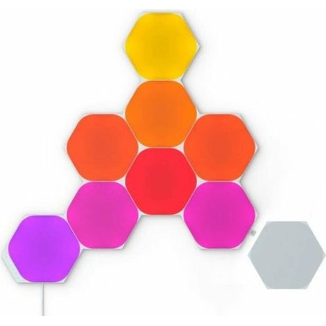 Kit de Inicio de Cinta LED Nanoleaf Shapes Hexágonos 9 Paneles 18 W (1/5)