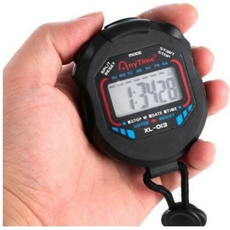 Chronomètre Numérique - Écran LCD - Usage Sportif Course Natation Football - Résistant Aux Éclaboussures - 1 Pièce (1/5)
